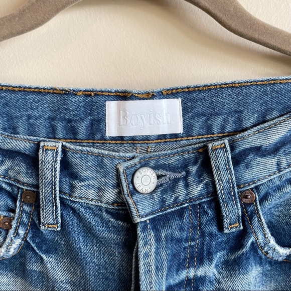 Boyish Tommy High Rise Straight Jeans in Room Service - Picture 5 of 12